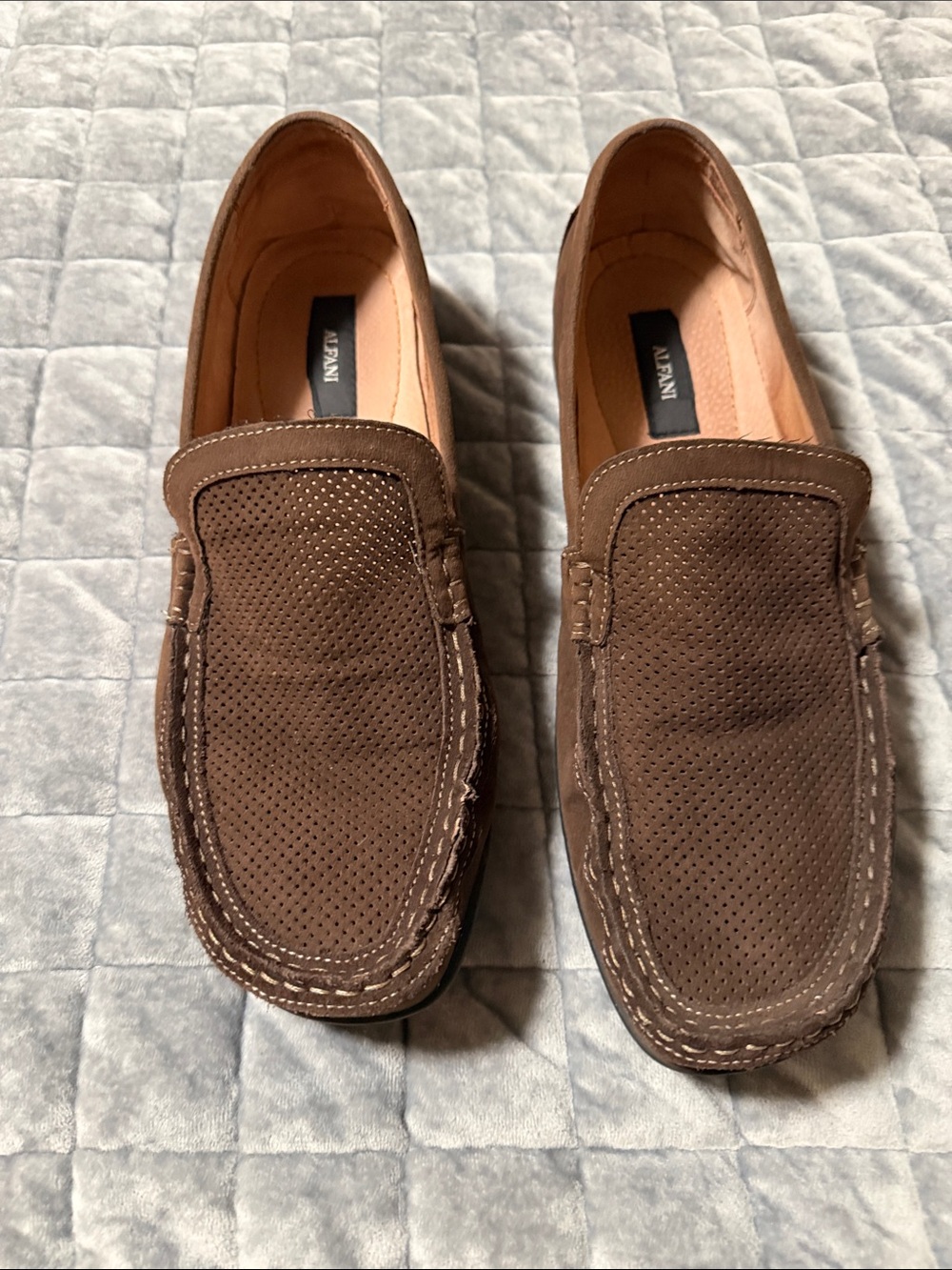 Men's Brown Suede Loafers